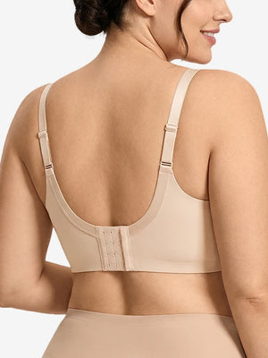 Seamless Supportive Plus Size Full Coverage Lycra Longline Bra