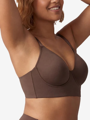 Seamless Supportive Plus Size Full Coverage Lycra Longline Bra