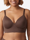 Seamless Supportive Plus Size Full Coverage Lycra Longline Bra