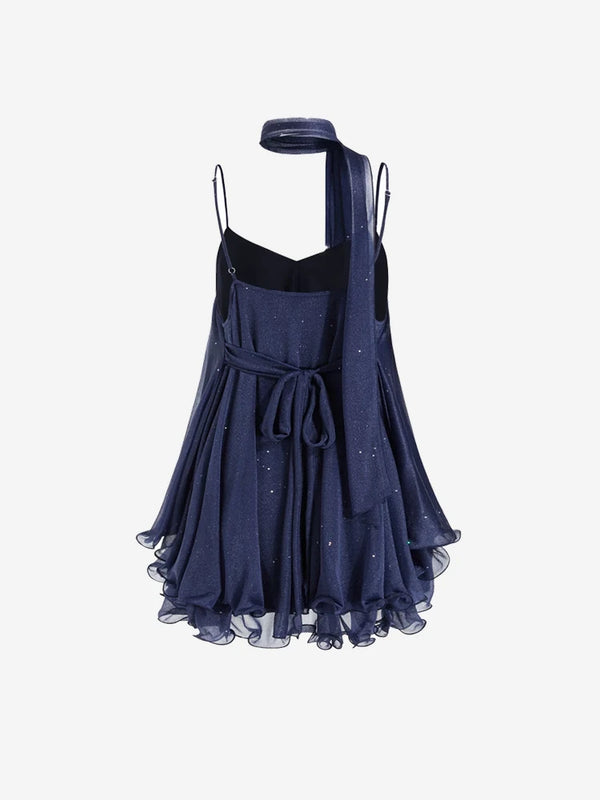 Dreamy Tulle Ruffle Mini Dress