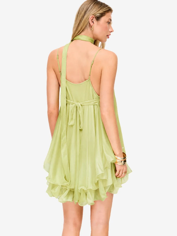Dreamy Tulle Ruffle Mini Dress