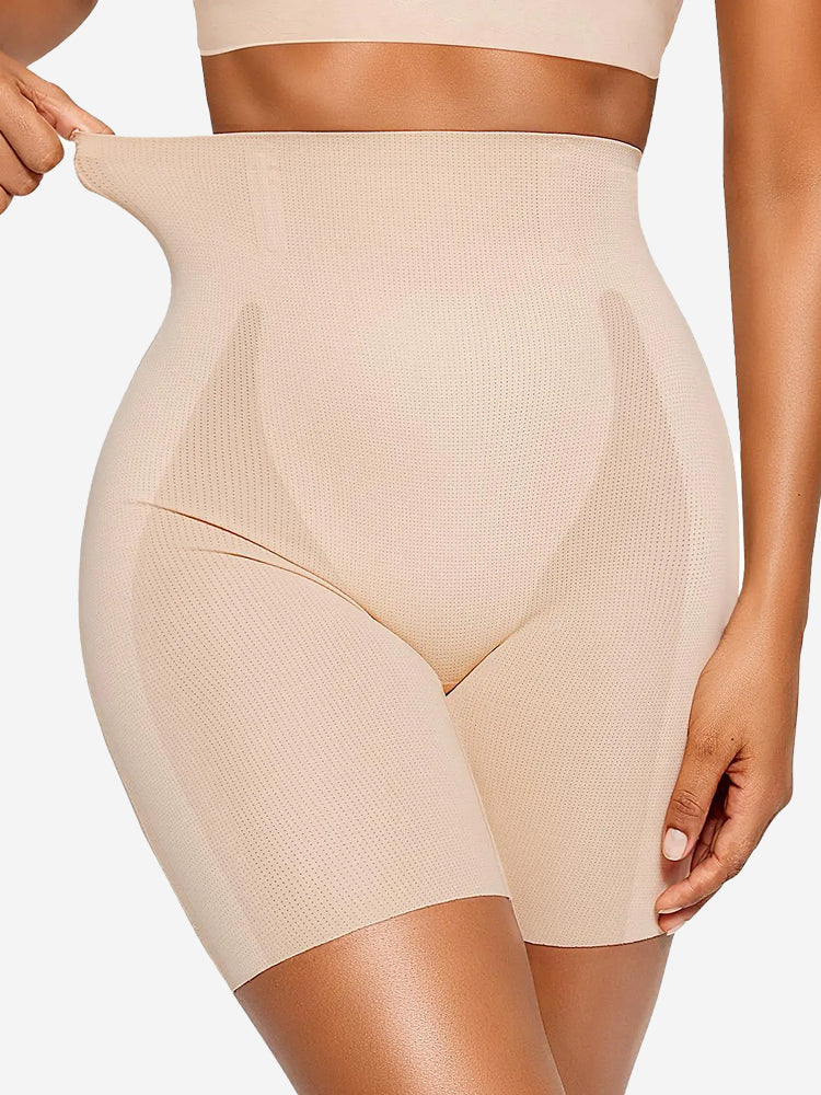 Women’s High-Waisted Shapewear Shorts – Seamless Tummy Control & Butt-Lifting Body Shaper
