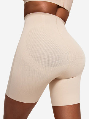 Women’s High-Waisted Shapewear Shorts – Seamless Tummy Control & Butt-Lifting Body Shaper
