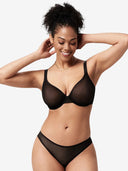 Seamless Mesh Unlined Underwire Minimizer Bra