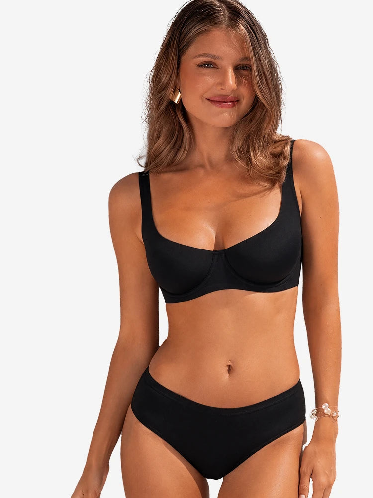 Unlined Balconette Underwire Bra