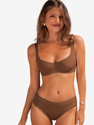 Unlined Balconette Underwire Bra
