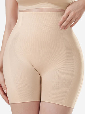 High Waist Seamless Tummy & Hip Control Breathable Shaping Shorts