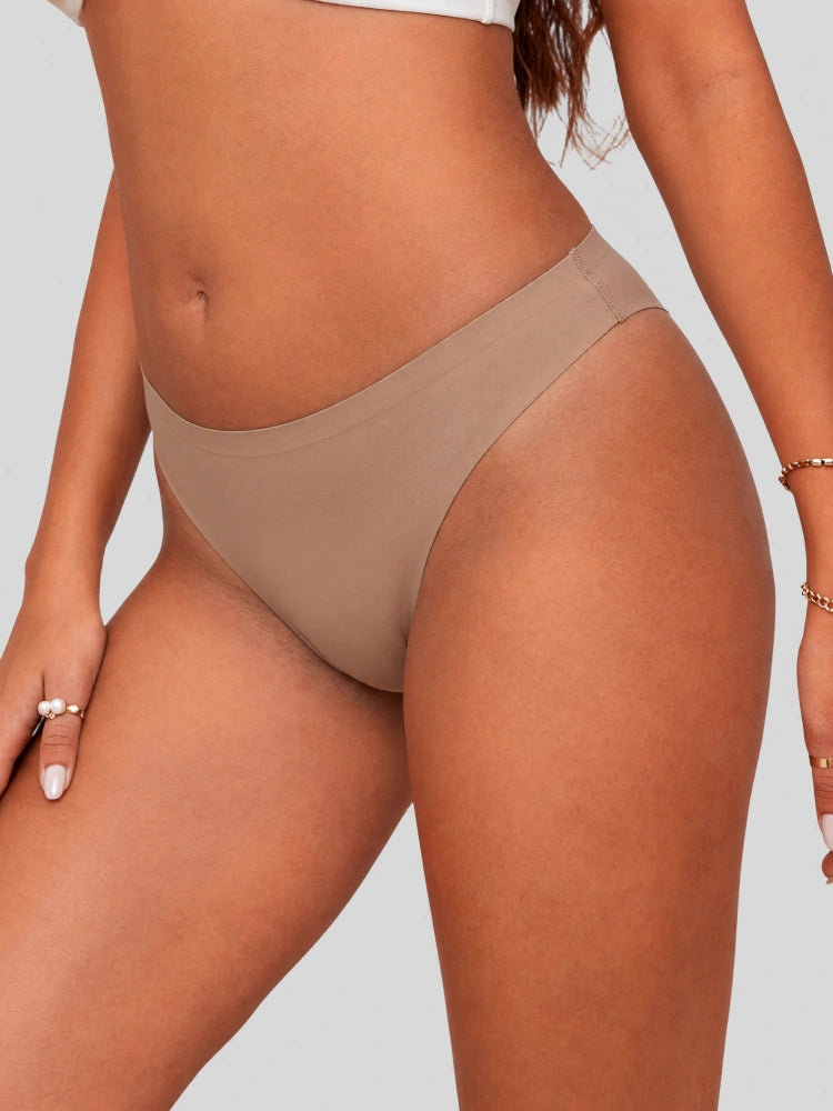 5-Pack Seamless Camel Toe Cover Thong