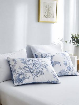 3 Piece Floral Duvet Cover Set with Matching Pillowcases