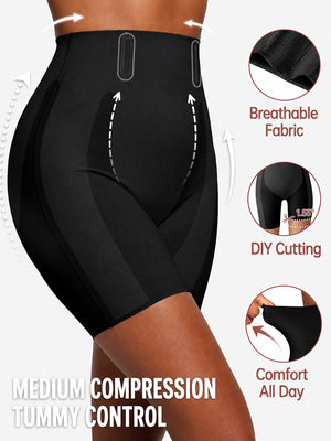 Women’s High-Waisted Shapewear Shorts – Seamless Tummy Control & Butt-Lifting Body Shaper
