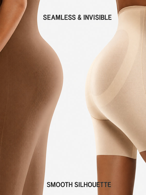 Women’s High-Waisted Shapewear Shorts – Seamless Tummy Control & Butt-Lifting Body Shaper