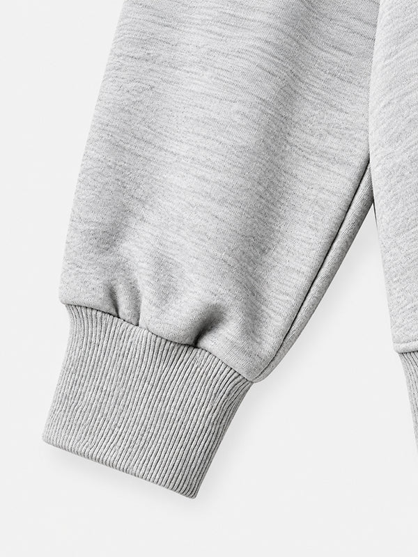 Women's Oversized Mock Neck Sweatshirt – Casual Long Sleeve Pullover