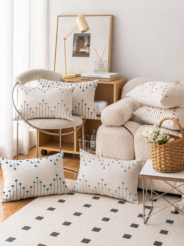 Minimalist Cotton Throw Pillow Covers – Soft Decorative Cushion Cases for Living Room & Bedroom
