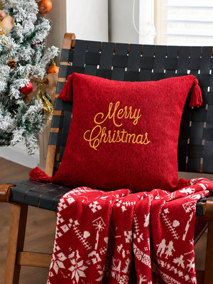 Christmas Snowflake Pillow Covers – Festive Decorative Throw Cushion Covers