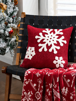 Christmas Snowflake Pillow Covers – Festive Decorative Throw Cushion Covers