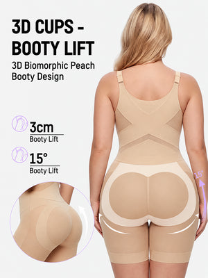 Easy-Off Cooling Tummy Control Shapewear Bodysuit