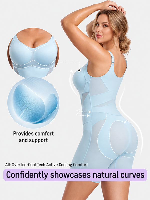 Easy-Off Cooling Tummy Control Shapewear Bodysuit