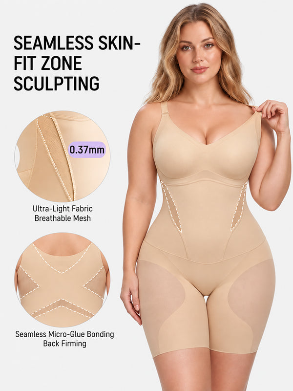 Easy-Off Cooling Tummy Control Shapewear Bodysuit