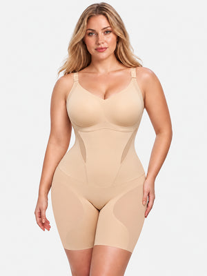 Easy-Off Cooling Tummy Control Shapewear Bodysuit