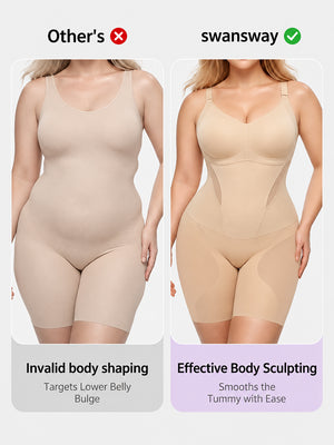 Easy-Off Cooling Tummy Control Shapewear Bodysuit