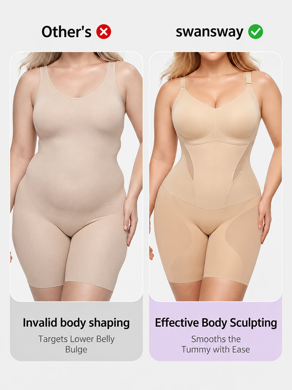 Easy-Off Cooling Tummy Control Shapewear Bodysuit
