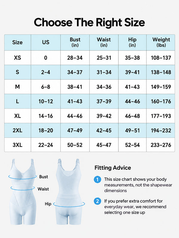 Easy-Off Cooling Tummy Control Shapewear Bodysuit