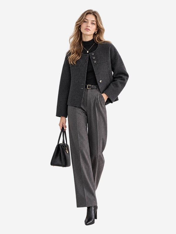 Women's 100% Wool Double Faced Coat