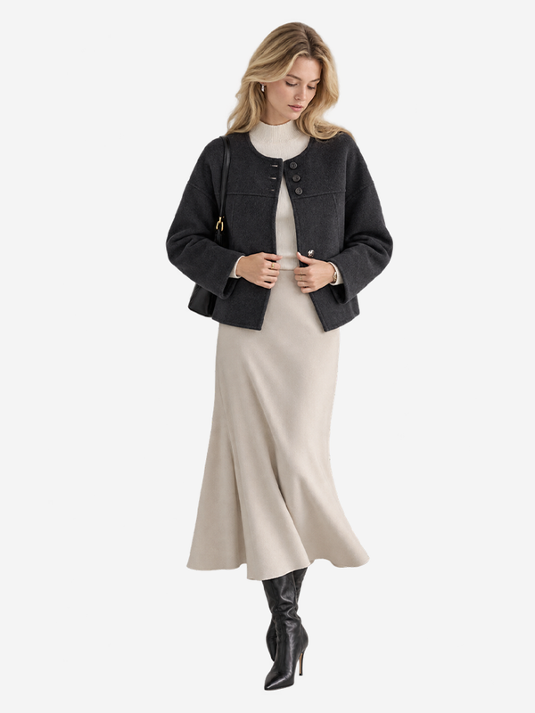 Women's 100% Wool Double Faced Coat