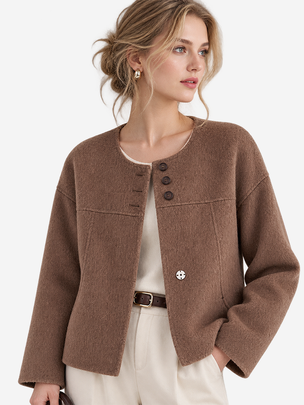 Women's 100% Wool Double Faced Coat