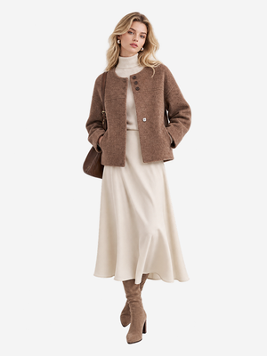 Women's 100% Wool Double Faced Coat