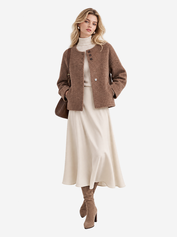 Women's 100% Wool Double Faced Coat