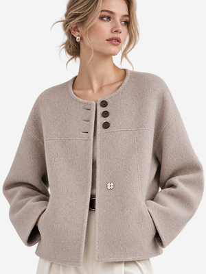 Women's 100% Wool Double Faced Coat