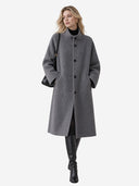 The Timeless Double-Faced Wool Stand Collar Coat