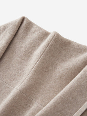 Women’s Cashmere Knit Shawl Cardigan Loose Fit Open Front Sweater