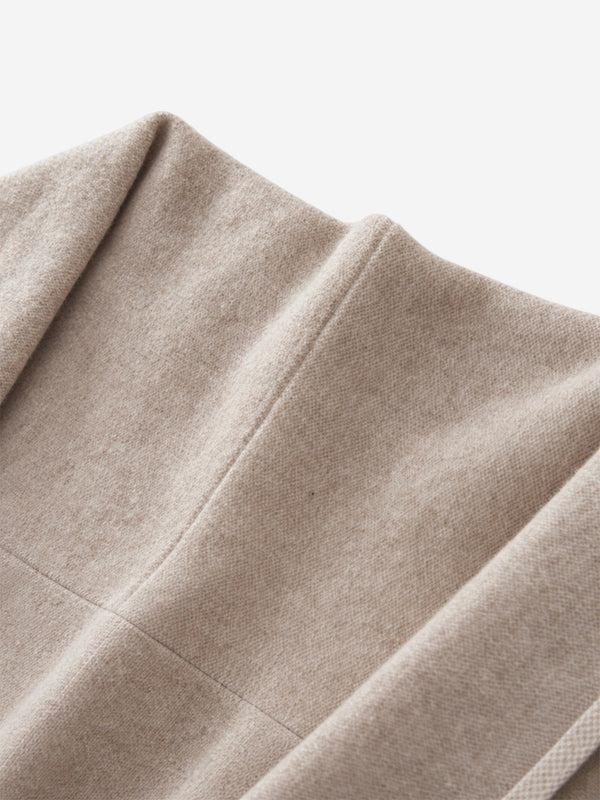 Women’s Cashmere Knit Shawl Cardigan Loose Fit Open Front Sweater