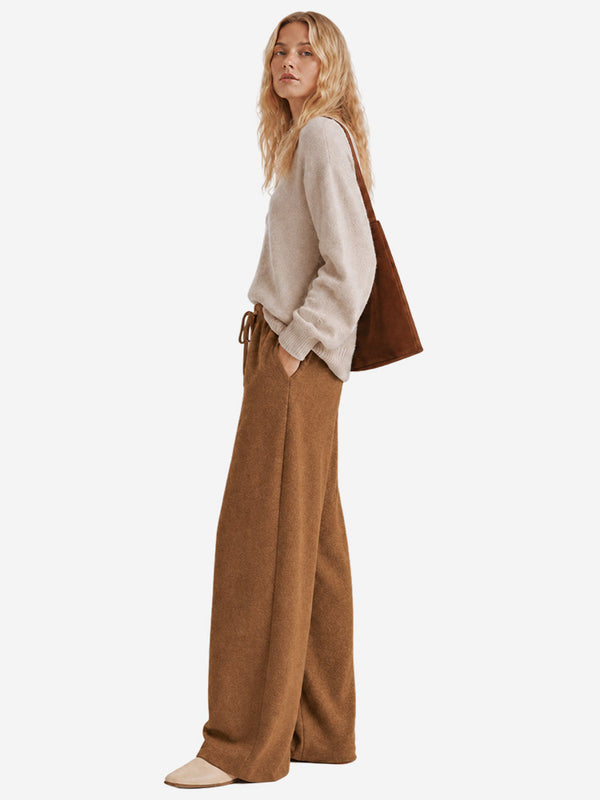 100% Wool Wide-Leg Pants – Soft, Draped & Effortlessly Elegant