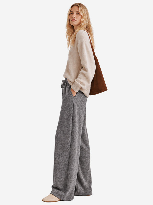 100% Wool Wide-Leg Pants – Soft, Draped & Effortlessly Elegant