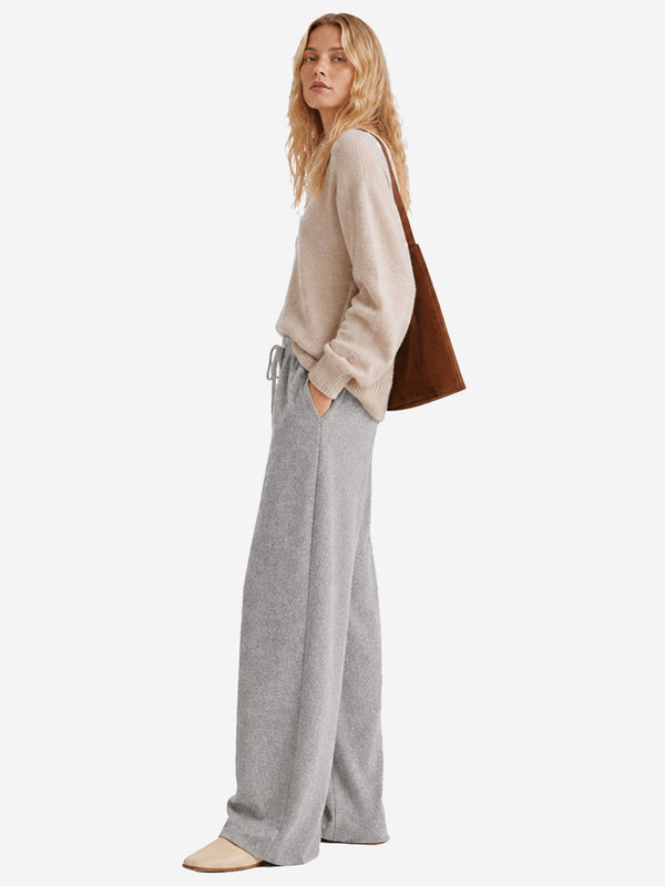 100% Wool Wide-Leg Pants – Soft, Draped & Effortlessly Elegant