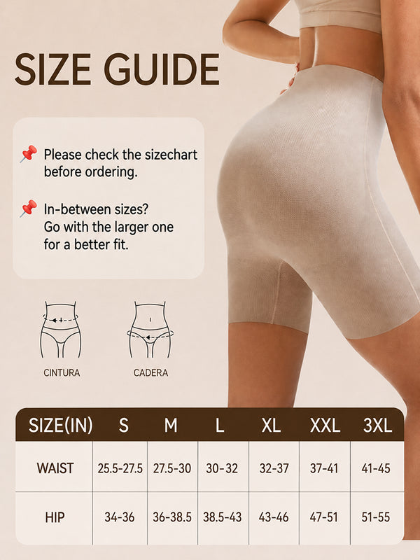 High Waist Seamless Tummy & Hip Control Breathable Shaping Shorts