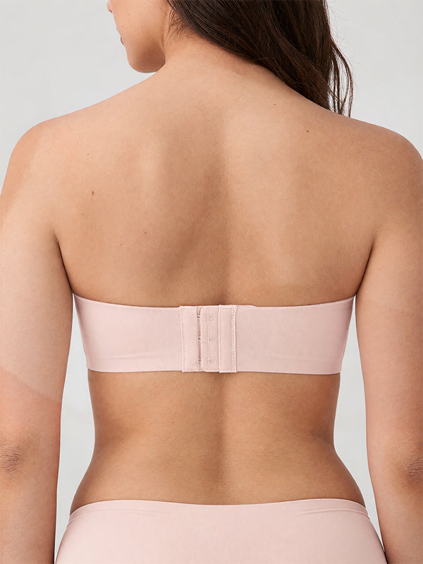 Women's Strapless Wireless Seamless Jelly Push Up Bra