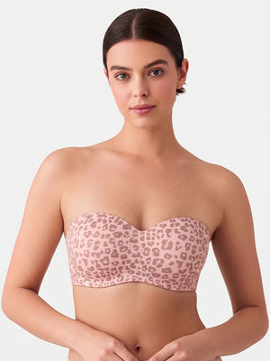Women's Strapless Wireless Seamless Jelly Push Up Bra
