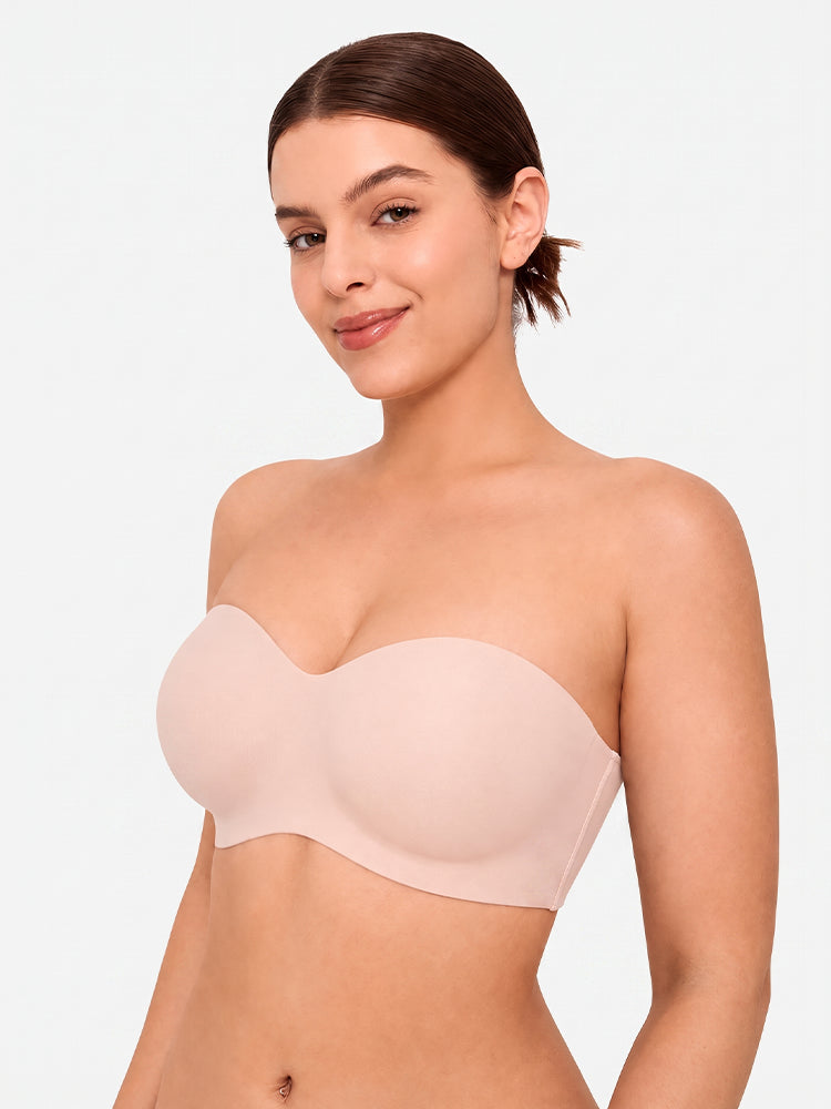 Strapless Jelly Push-Up Bra for Women