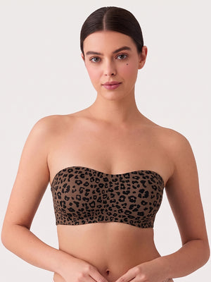 Women's Strapless Wireless Seamless Jelly Push Up Bra