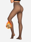 Bare-Leg Look Fleece Lined Thermal Tights