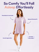 Ultra-Soft Cooling Sleep Shirt & Shorts Set