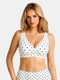 Wireless Comfortable  Push-Up Deep V Seamless Jelly Bra