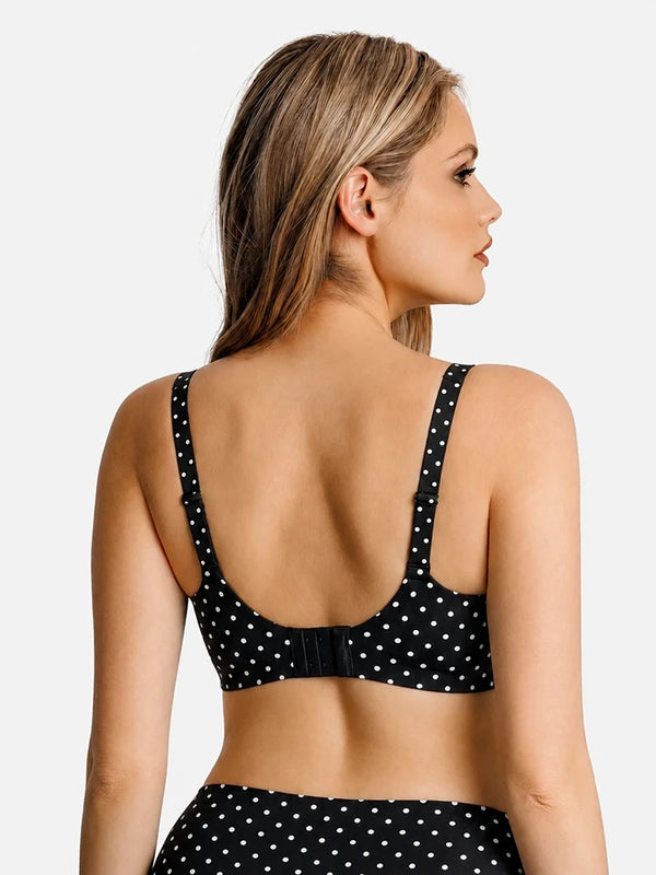 Wireless Comfortable  Push-Up Deep V Seamless Jelly Bra