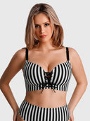 Wireless Drawstring Push Up Bra