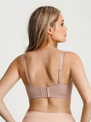 Wireless Drawstring Push Up Bra