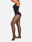 Women’s Fleece Lined Sheer Look Tummy Control Full Body Shaping Bodysuit